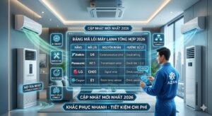 Bảng Mã Lỗi Máy Lạnh 2026 Mới Nhất
