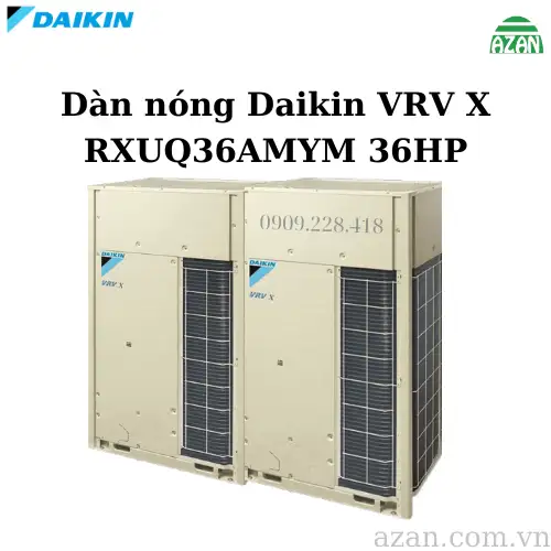 Dàn nóng điều hòa trung tâm Daikin VRV X RXUQ36AMYM 36HP 1 chiều