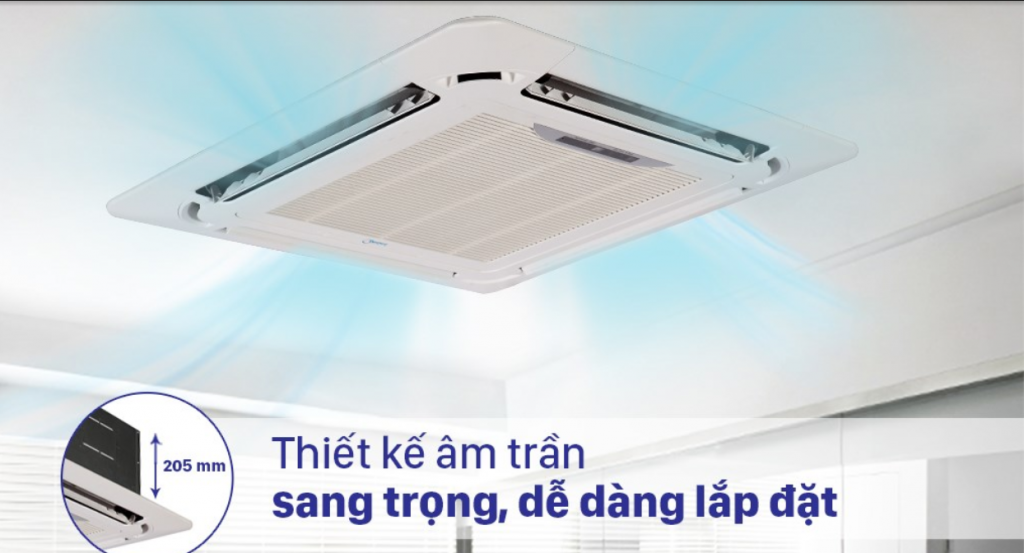 Máy lạnh âm trần là gì