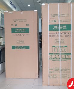 Tủ lạnh Hitachi R-WXC74N (X) hút chân không - 735L Đen gương 2021 - 2
