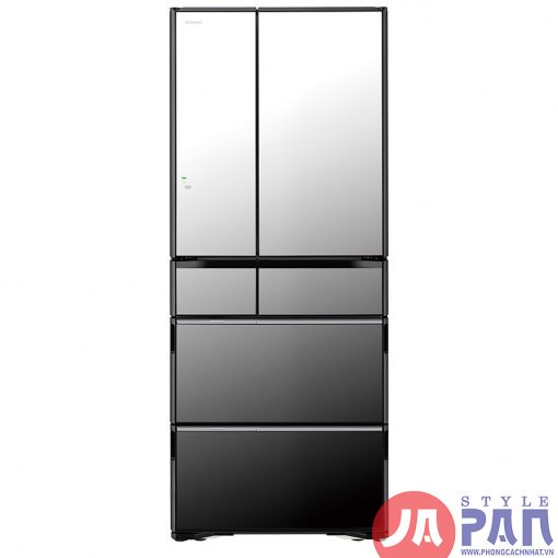Tủ lạnh Hitachi R-WXC62N (X) hút chân không - 615L Đen gương 2020
