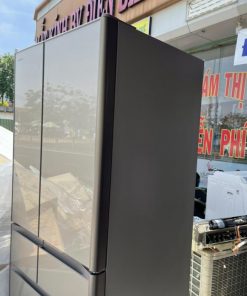Góc phải Tủ lạnh Hitachi R-G4800F 475L, màu vàng cát, 2015
