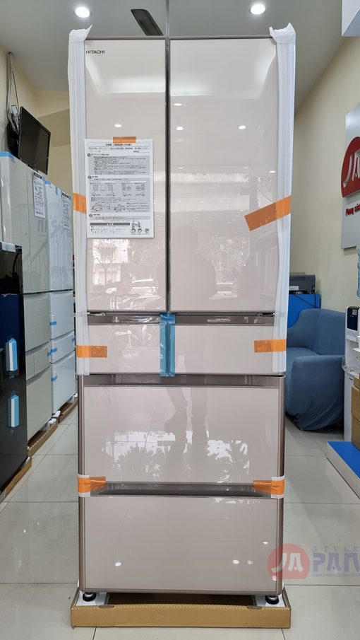 Tủ lạnh Hitachi R-X51N (XN) - Cấp đông mềm, Dung tích 505L, Vàng Champagne - Hình 1