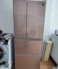 Ngoại thất Tủ lạnh Sharp SJ-GT50B-T, 501L, 6 cửa (cửa kiểu Pháp), nâu satin