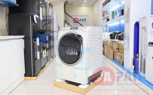 Góc phải Máy giặt Panasonic NA-VX900BL - Giặt 11kg, sấy 6kg - Tự trộn nước giặt