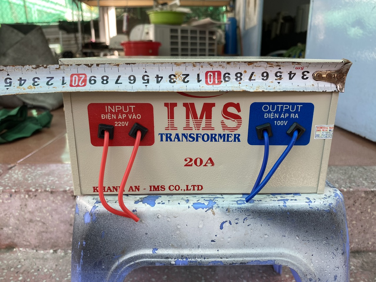 Biến Thế Đổi Điện 20A từ 220V sang 100V Chuẩn Điện NHẬT BẢN