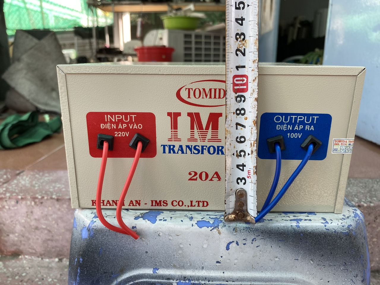 Biến Thế Đổi Điện 20A từ 220V sang 100V Chuẩn Điện NHẬT BẢN