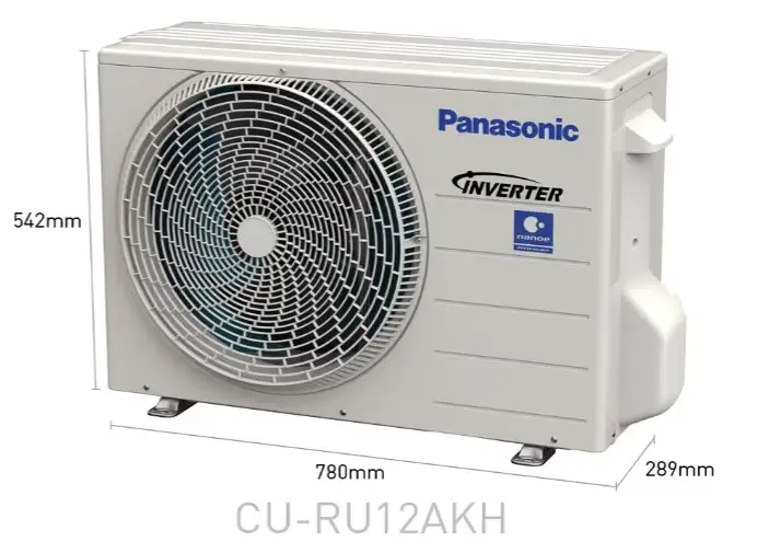 Máy lạnh Panasonic Inverter 1.5 HP CU/CS-RU12AKH-8