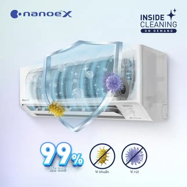 Máy lạnh Panasonic Inverter 2 HP CU/CS-LU18AKH-8
