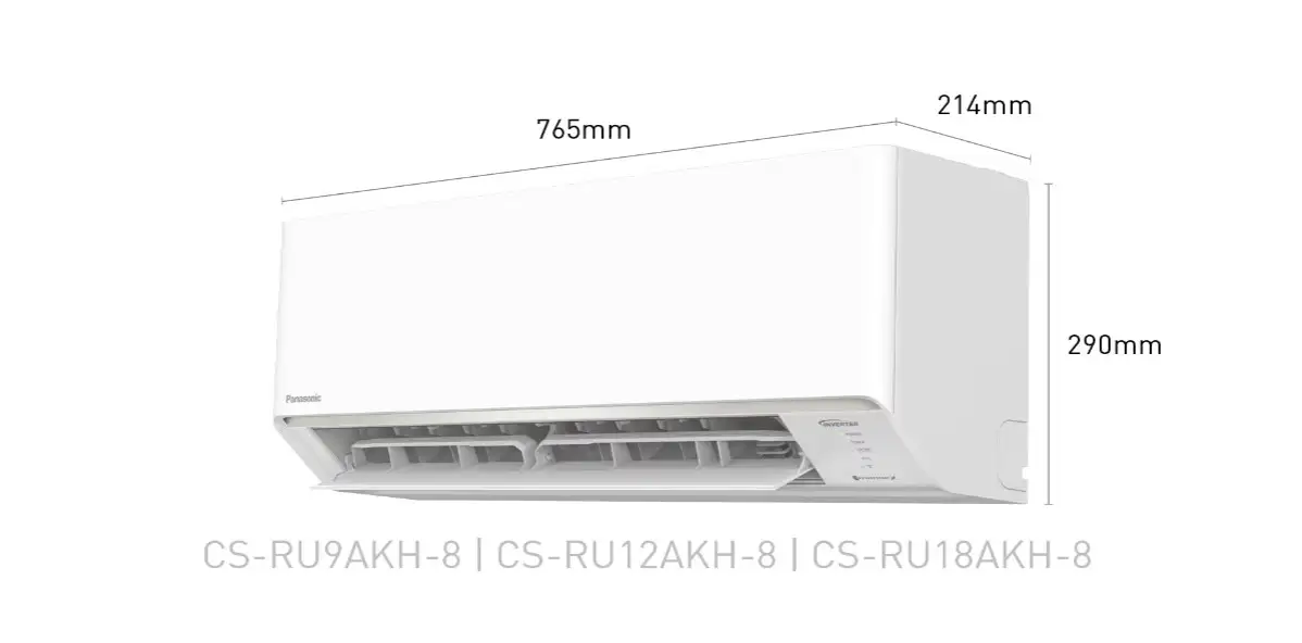Máy lạnh Panasonic Inverter 1 HP CU/CS-RU9AKH-8