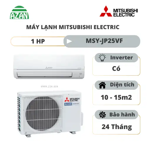 Máy lạnh Mitsubishi Electric Inverter 1 HP MSY-JP25VF