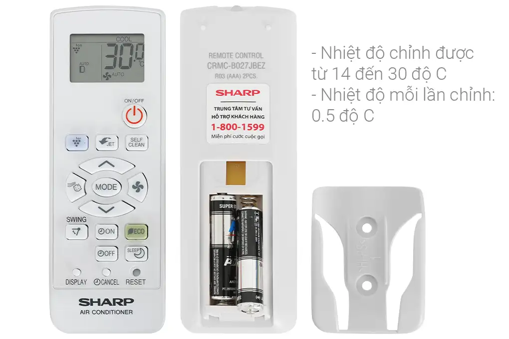 Máy lạnh Sharp Inverter 1 HP AH-XP10BSW