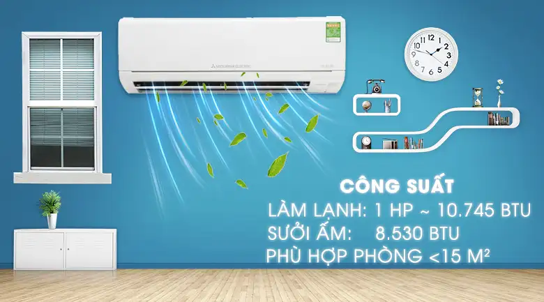 Máy lạnh Mitsubishi Electric Inverter 1 HP MSZ-HT25VF