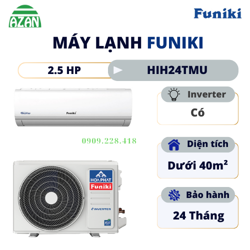 Máy lạnh Funiki Inverter 2.5 HP HIH24TMU