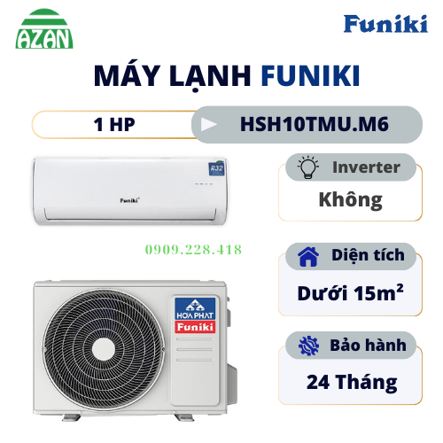 Máy lạnh Funiki 2 chiều 1 HP HSH10TMU.M6