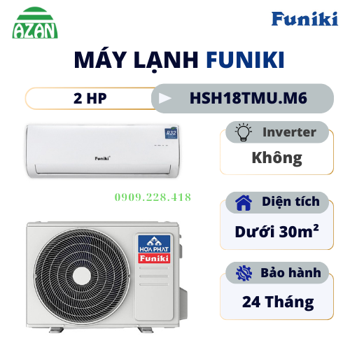 Máy lạnh Funiki 2 chiều 2 HP HSH18TMU.M6