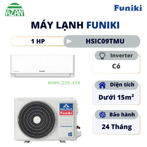 Máy lạnh Funiki Inverter 1 HP HSIC09TMU