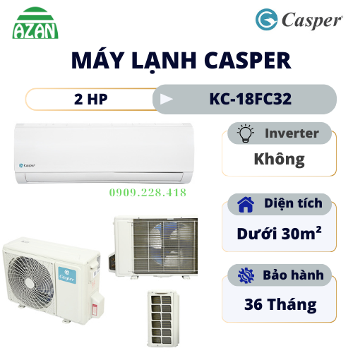 Máy lạnh Casper 2 HP KC-18FC32