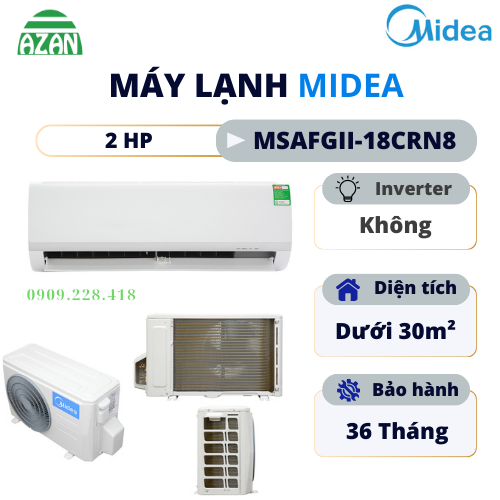 Máy lạnh Midea 2 HP MSAFGII-18CRN8