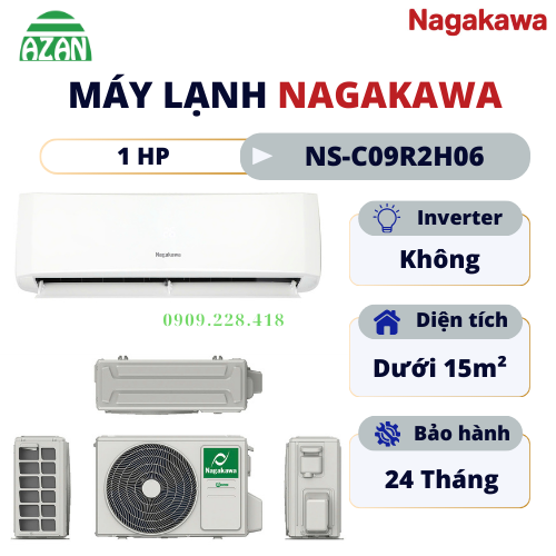 Máy lạnh Nagakawa 1 HP NS-C09R2H06