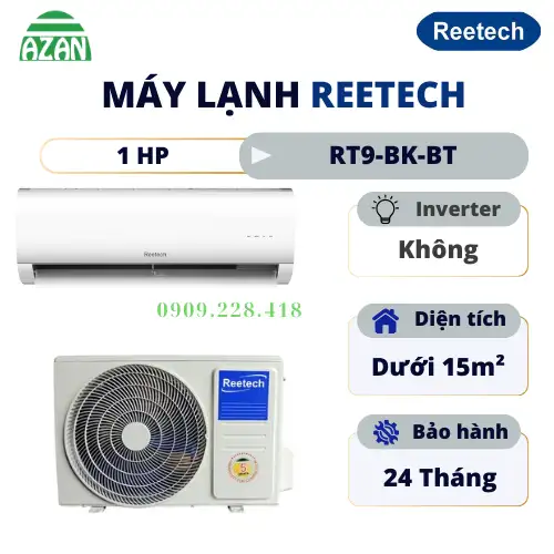 Máy lạnh Reetech 1 HP RT9-BK-BT