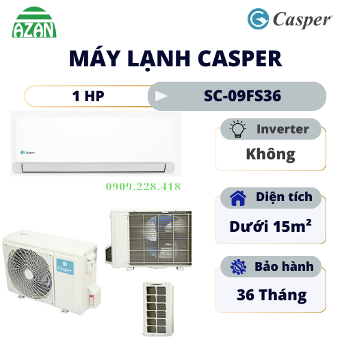 Máy lạnh Casper 1 HP SC-09FS36