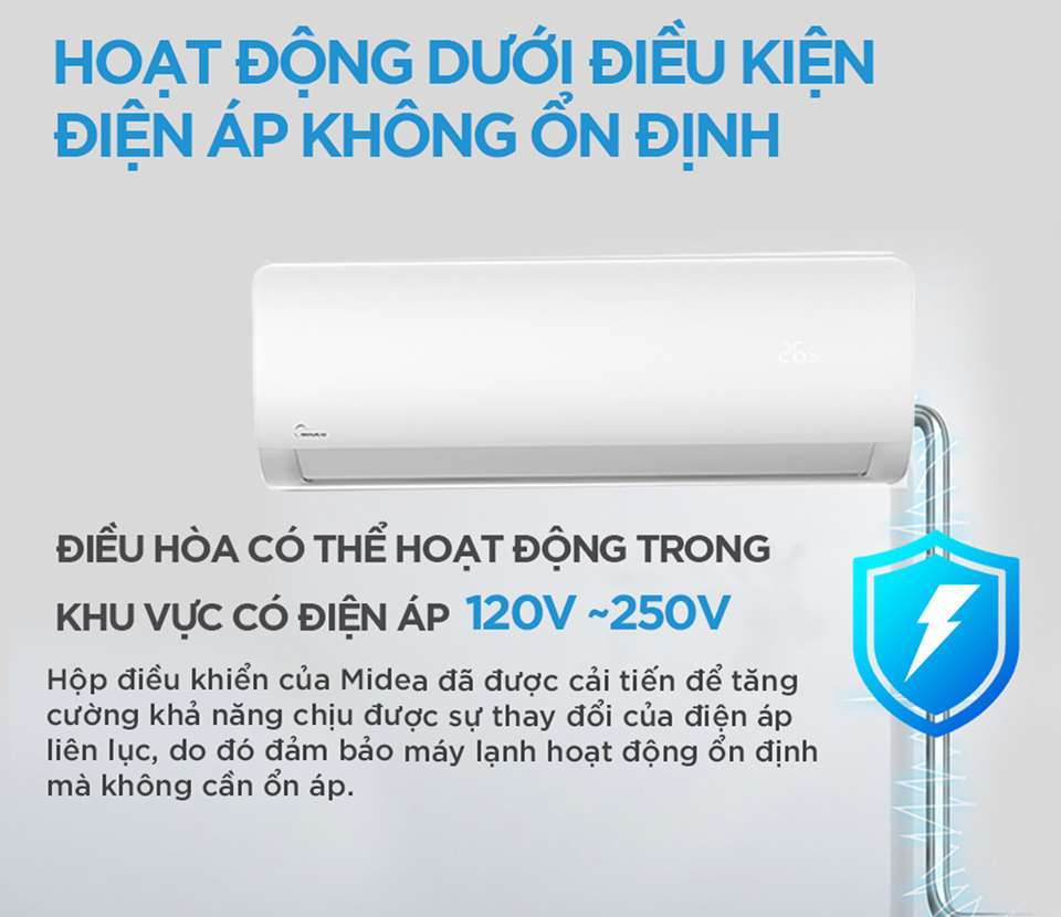 Máy lạnh Midea Inverter 1 HP MSAG-10CRDN8