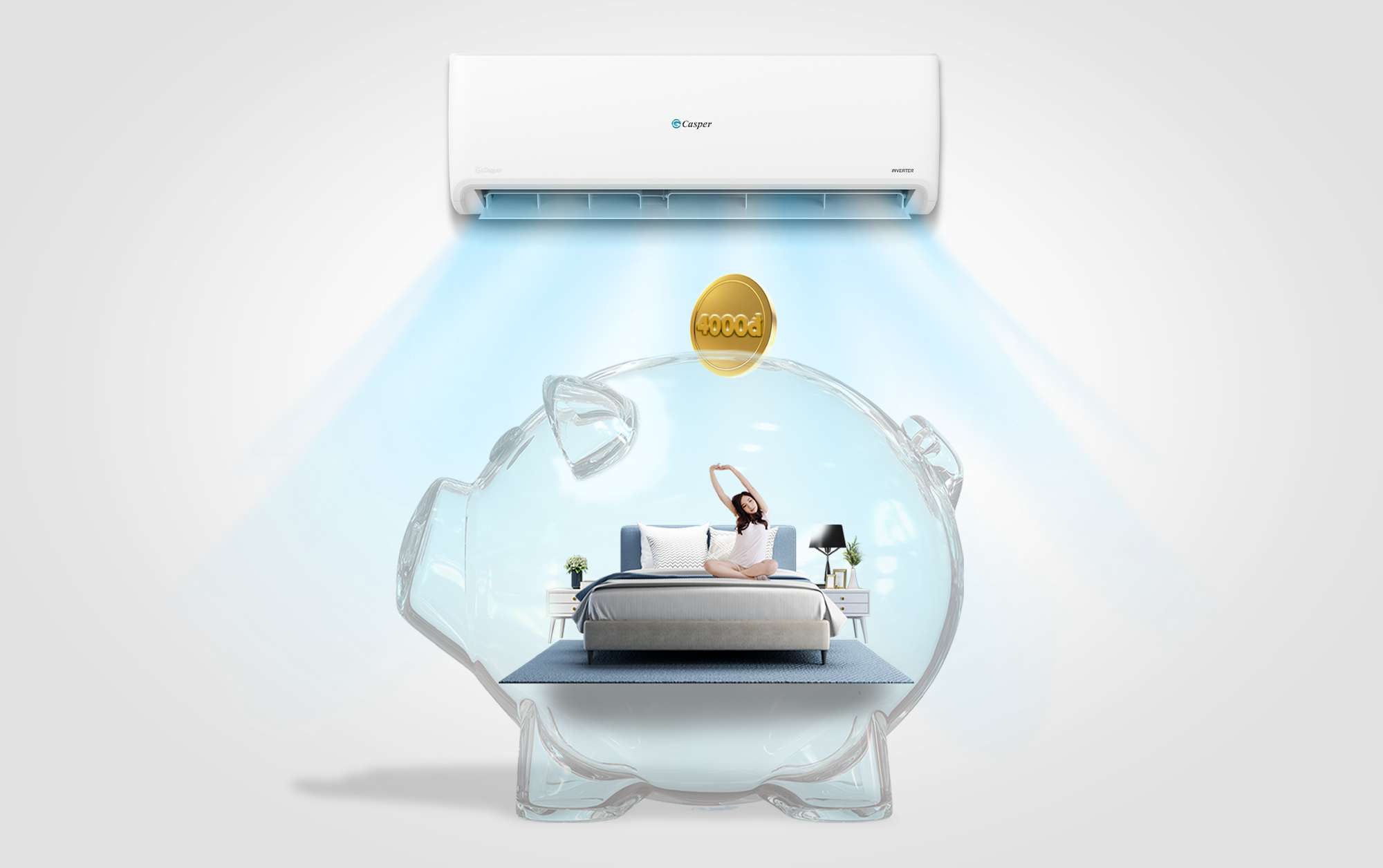 Máy lạnh Casper Inverter 2 HP GH-18IS35