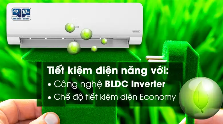 Máy lạnh Nagakawa Inverter 1 HP NIS-C09R2H10