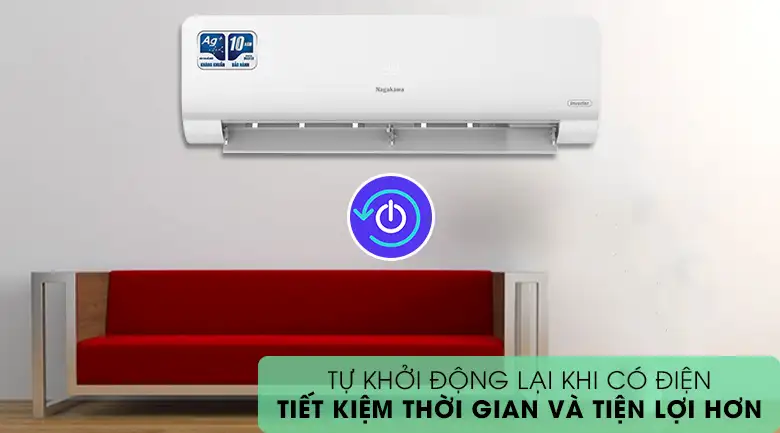 Máy lạnh Nagakawa Inverter 1 HP NIS-C09R2H10