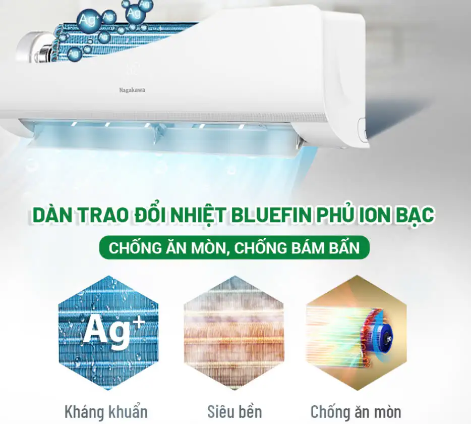 Máy lạnh Nagakawa Inverter 1 HP NIS-C09R2H10