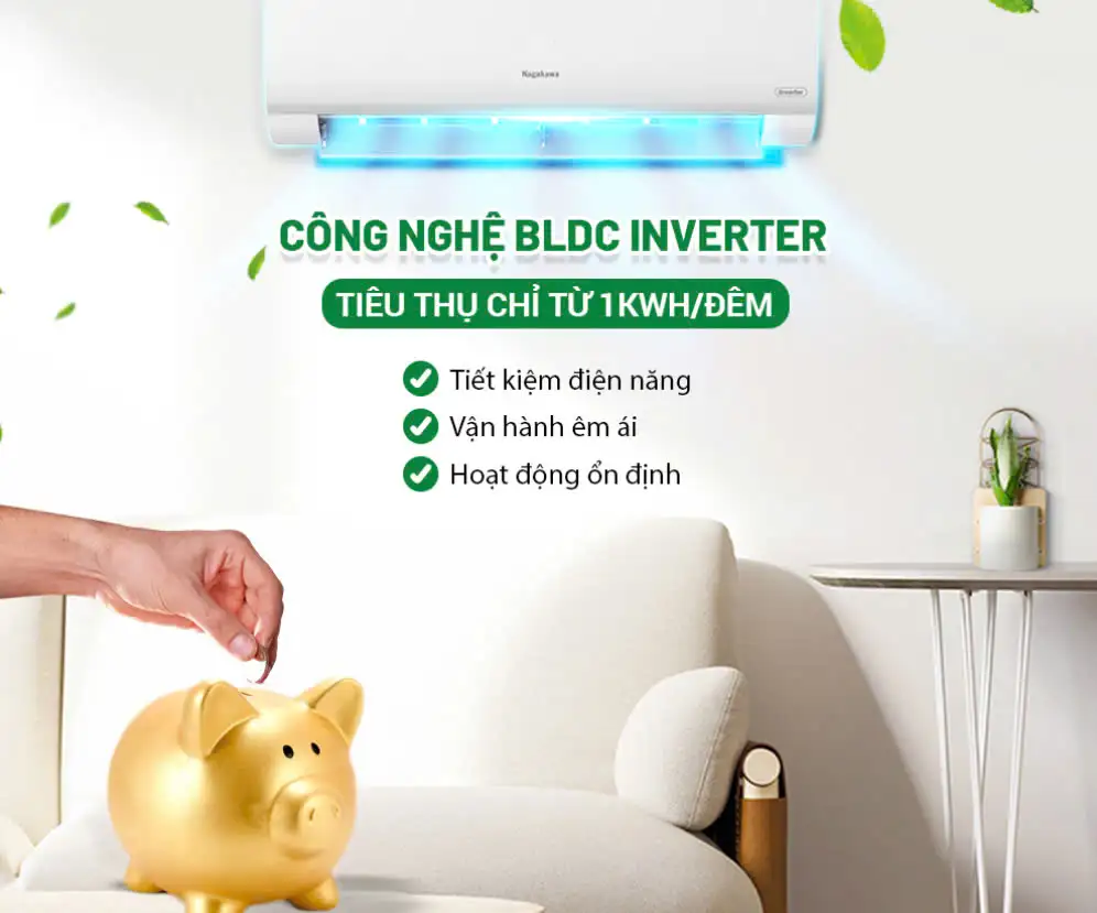 Máy lạnh Nagakawa Inverter 1 HP NIS-C09R2H10