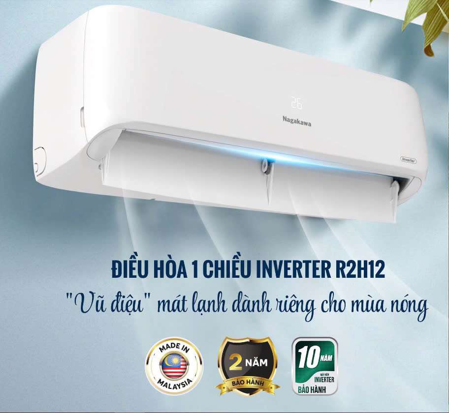 Máy lạnh Nagakawa Inverter 1 HP NIS-A09R2H11