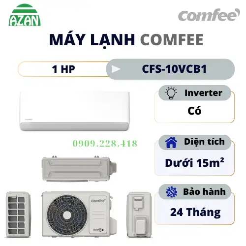 Máy lạnh Comfee Inverter 1 HP CFS-10VCB1