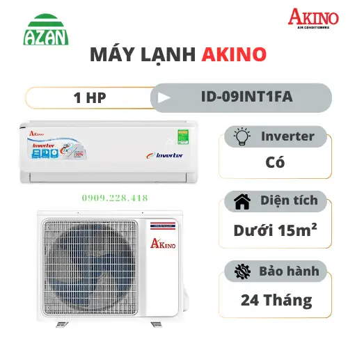 Máy lạnh Akino Inverter 1HP ID-09INT1FA