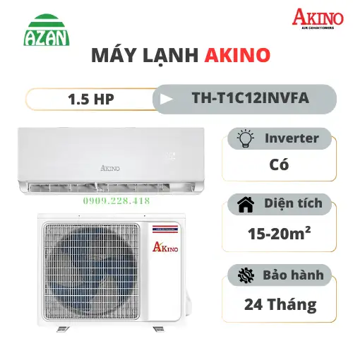 Máy lạnh Akino Inverter 1.5HP TH-T1C12INVFA