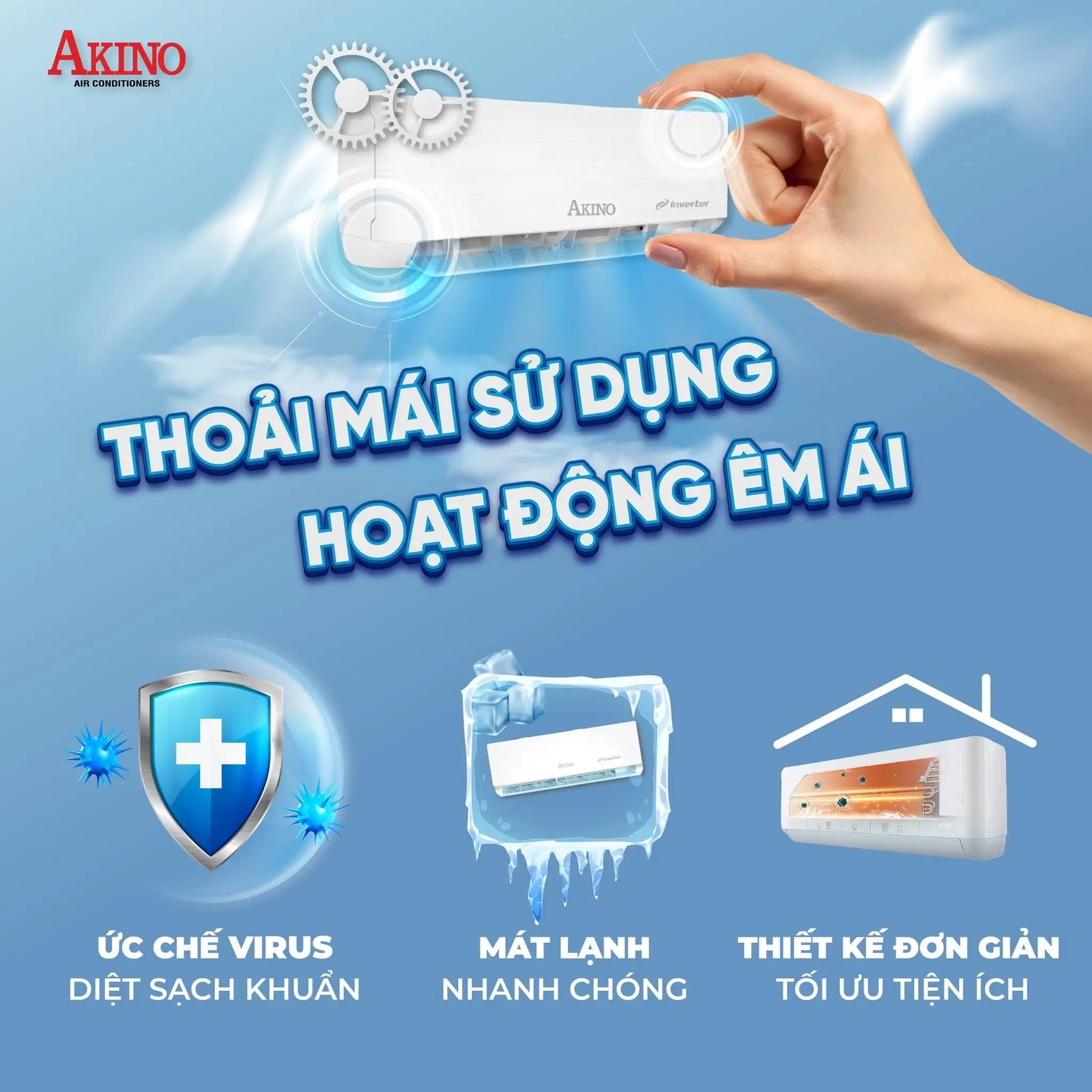 Máy lạnh Akino Inverter 1HP TH-T1C09INVFA