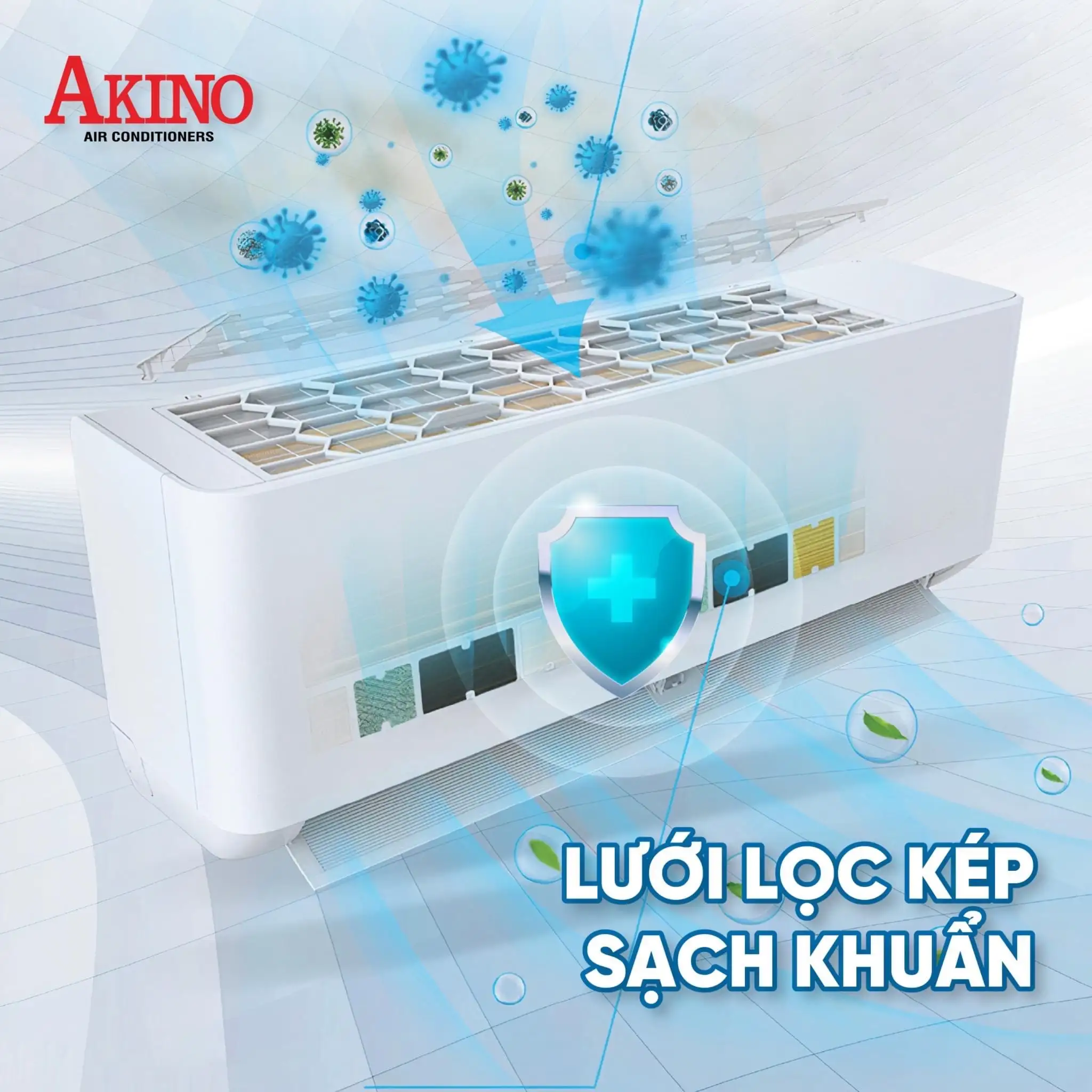 Máy lạnh Akino 2.5HP TH-TC24FSFA 1 Máy lạnh Akino 1HP TH-TC09FSFA