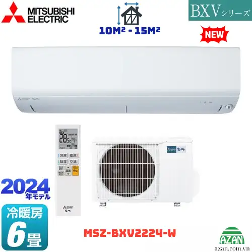 Máy lạnh Mitsubishi 1HP MSZ-BXV2224-W nội địa Nhật