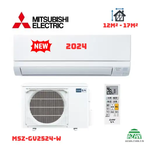 Máy lạnh nội địa Nhật Mitsubishi 1.25HP MSZ-GV2524-W