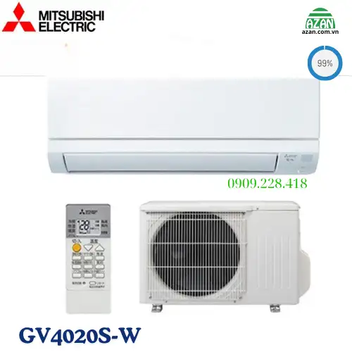 Máy lạnh Mitsubishi 2HP đấu giá nội địa Nhật 99% MSZ-GV4020S-W