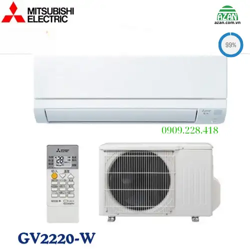 Máy lạnh Mitsubishi 1HP đấu giá nội địa Nhật 99% MSZ-GV2220-W