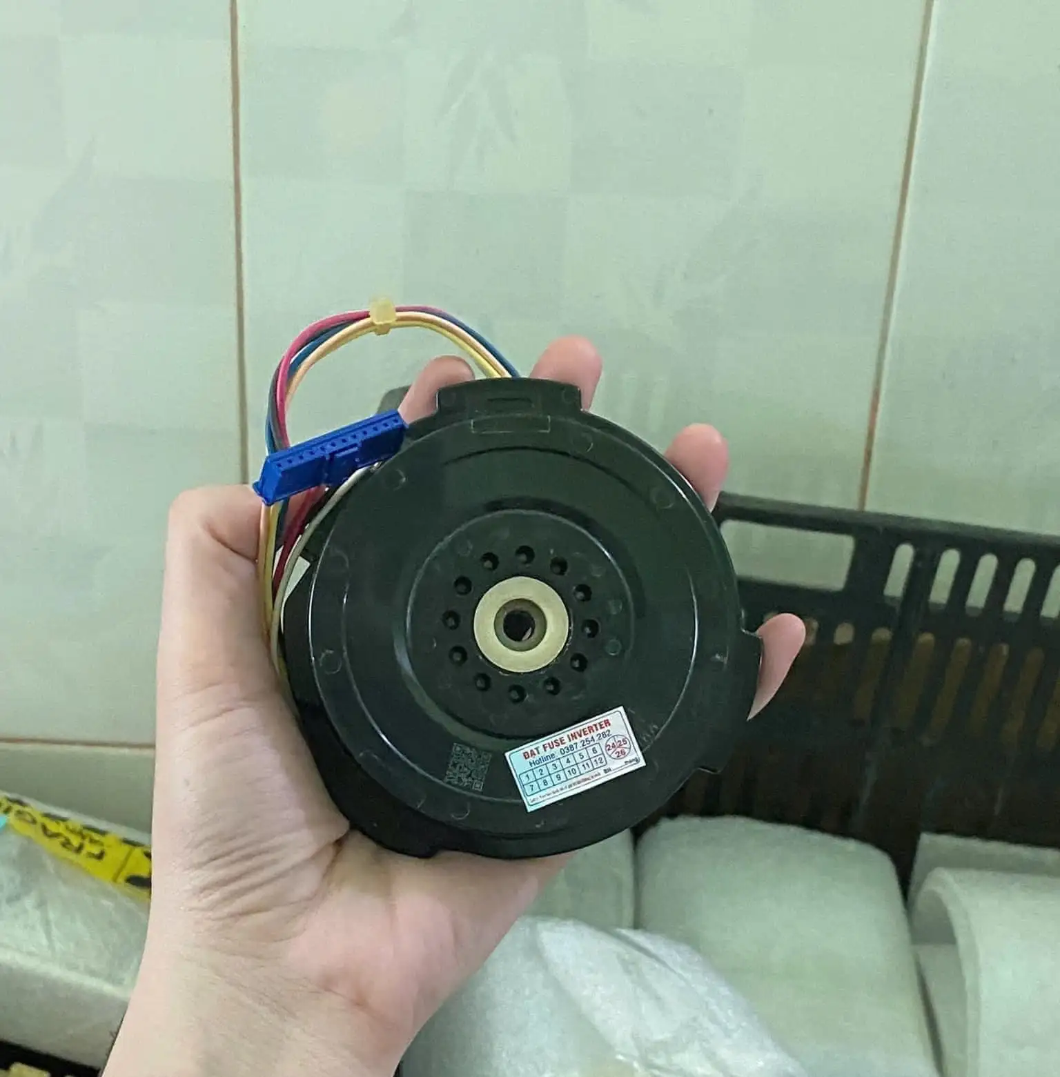Motor Quạt Dàn Lạnh Daikin Chính Hãng, Hàng Mới 100%