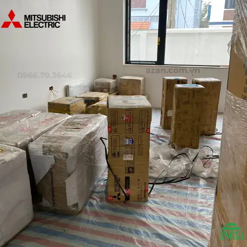 Từ Sài Gòn ra Nam Định lắp đặt máy lạnh Mitsubishi Electric
