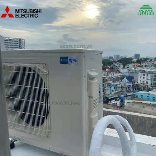 Lắp đặt máy lạnh cao cấp Mitsubishi Electric nội địa Nhật tại tòa nhà Kha Vạn Cân