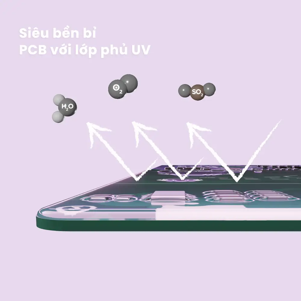 PCB với lớp phủ UV
