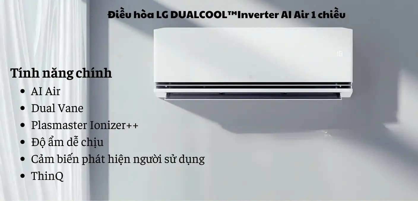 Máy lạnh LG Inverter 1HP IPC09M1