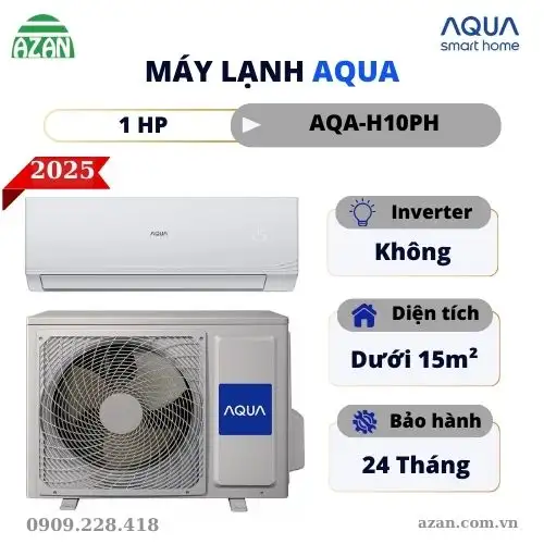Máy lạnh AQUA 2 chiều 1HP AQA-H10PH
