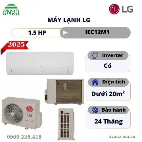 Máy lạnh LG Inverter 1.5HP IEC12M1