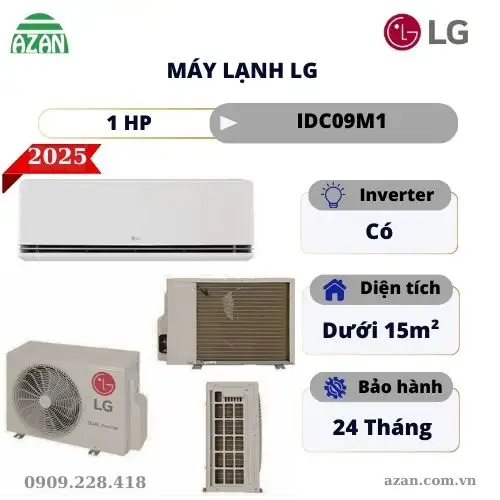 Máy lạnh LG Inverter 1HP IDC09M1